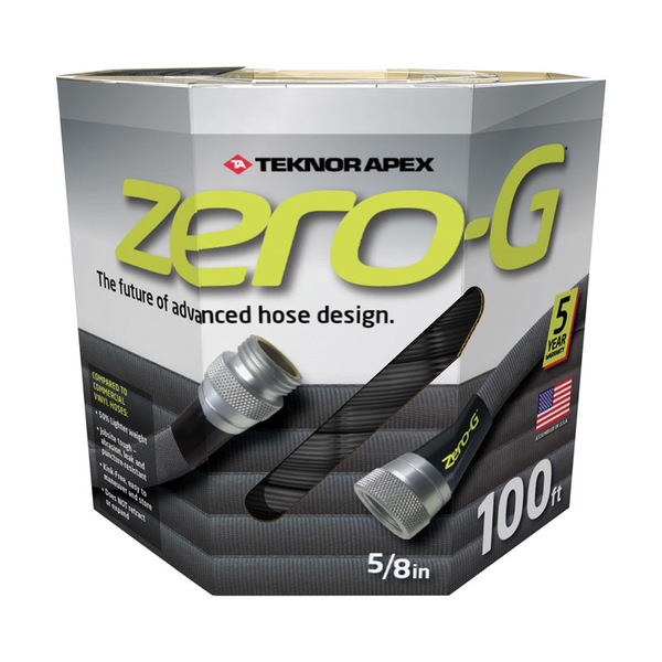 Zero-G Garden Hose 5/8"X100'Blk 4001-100